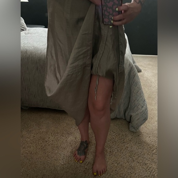 Vintage 90s Y2K Tie Up Parachute Skirt - Picture 14 of 16